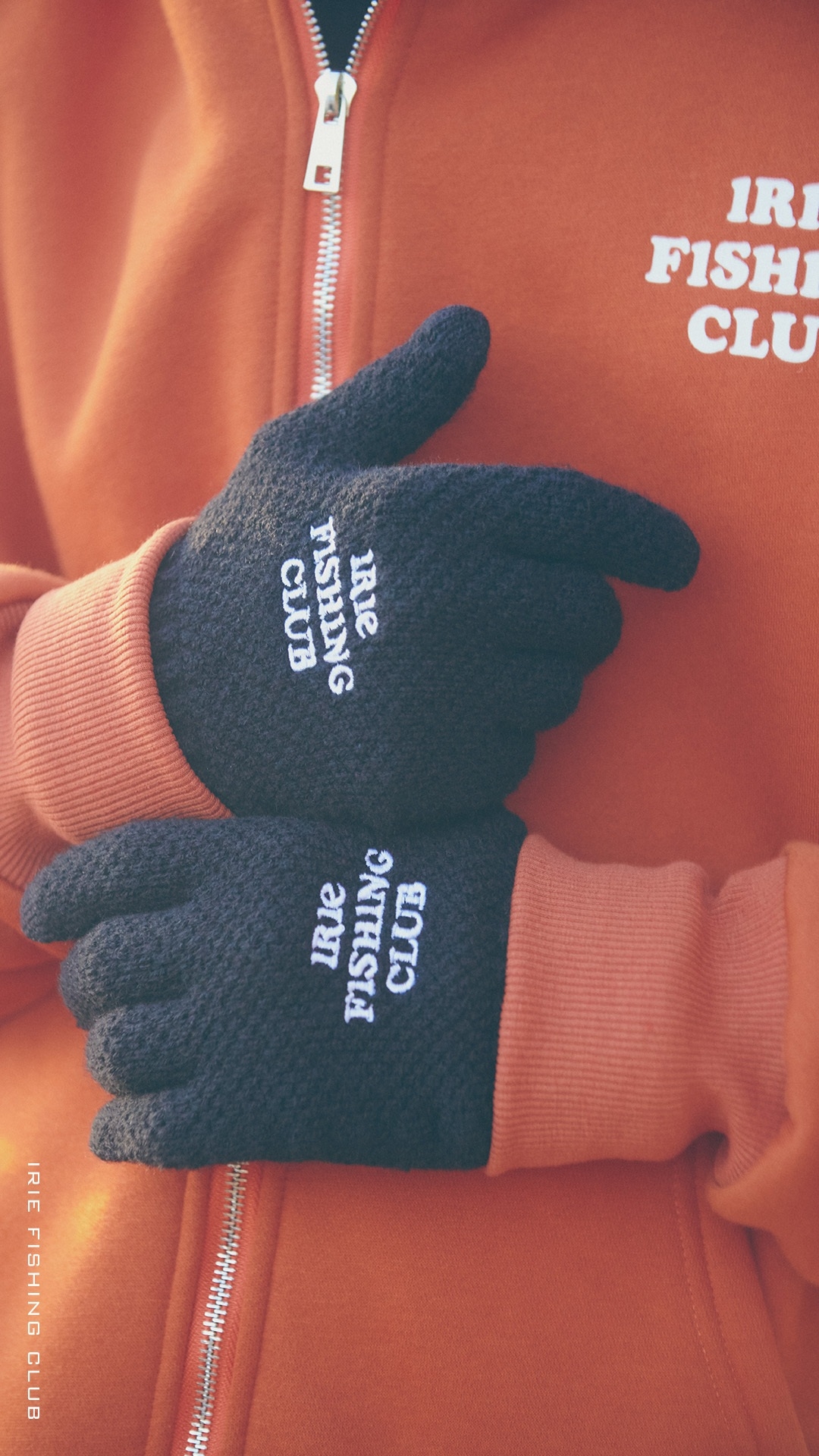 【NEW ITEM】-TEXT KNIT GLOVES-