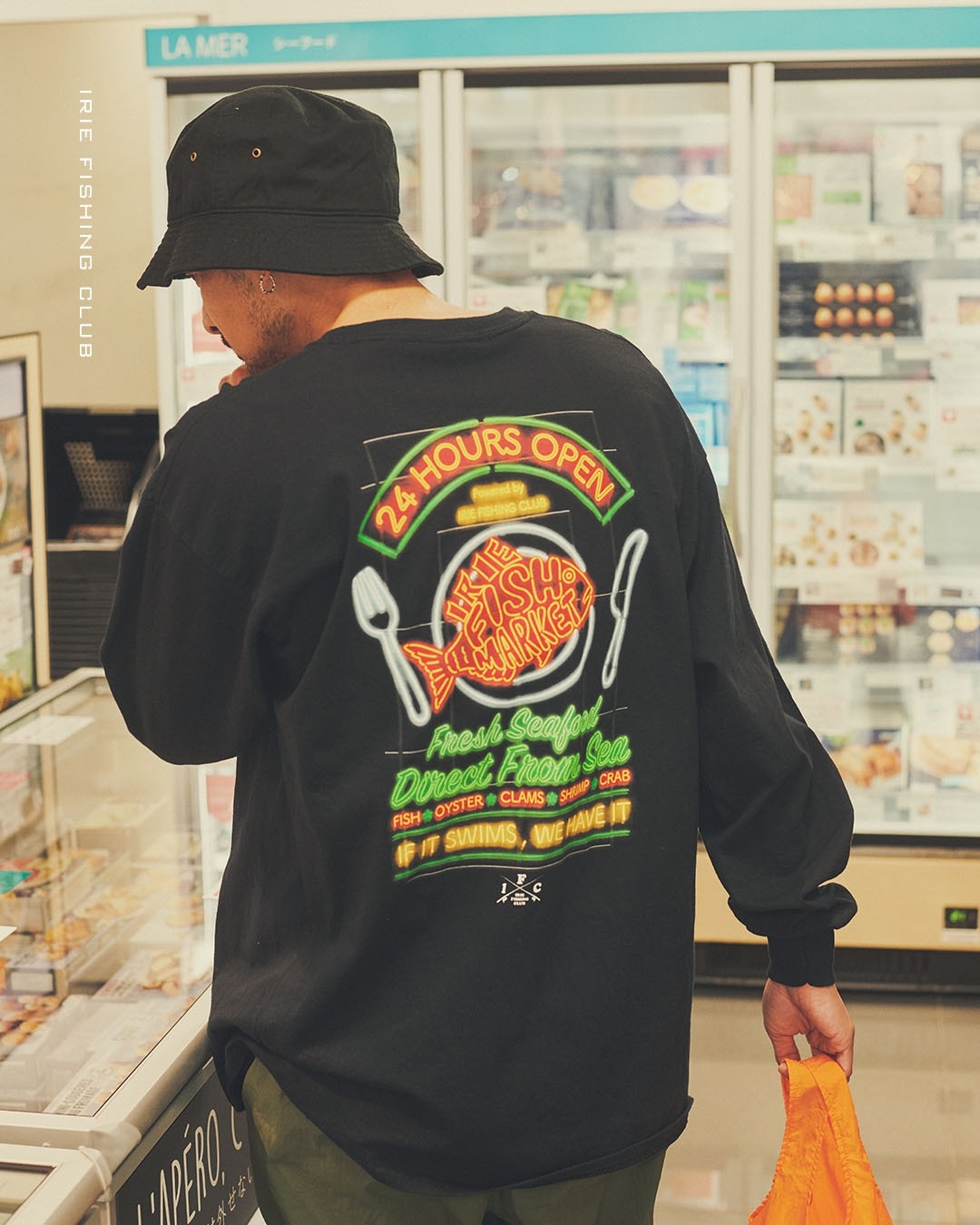 【NEW ITEM】-FRESH SEAFOOD NEON L/S TEE-