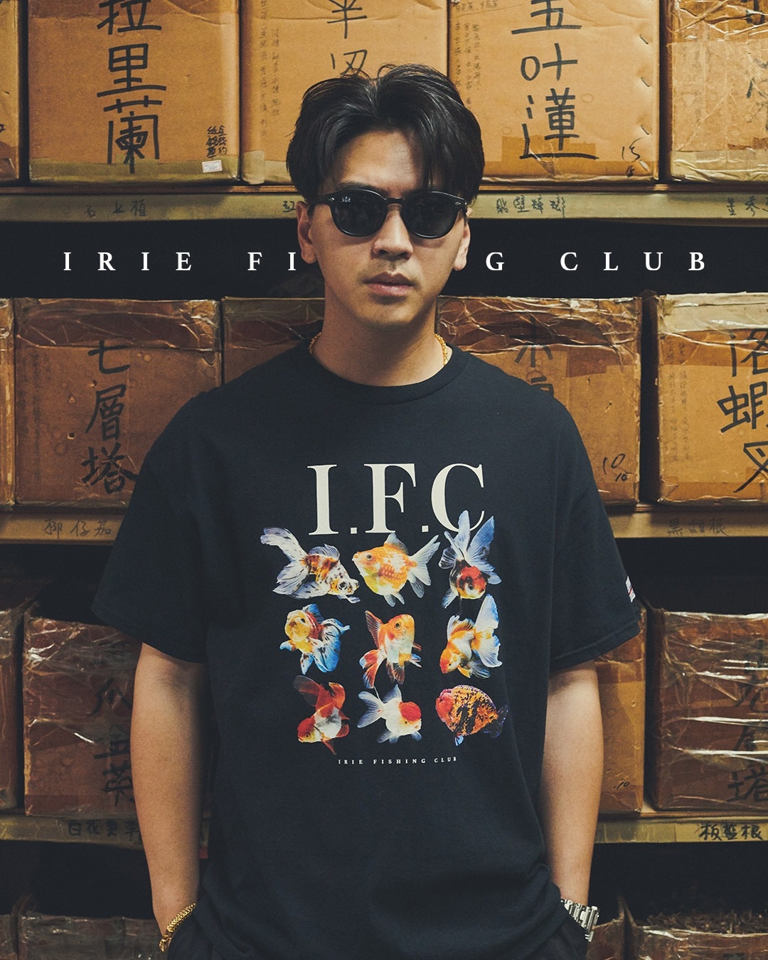 【NEW ITEM】-GOLD FISH TEE-