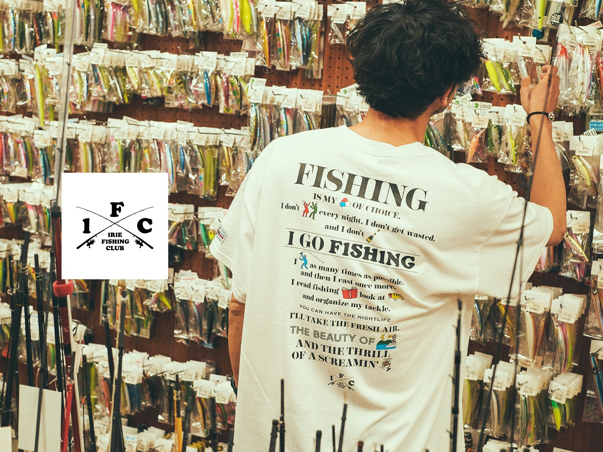 【NEW ITEM】-FISHING IS MY DRUG TEE-