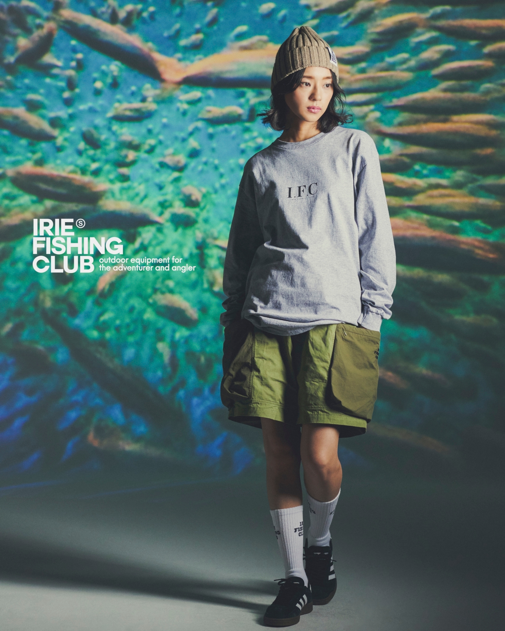 【NEW ITEM】-CHOPPED FISH L/S TEE-