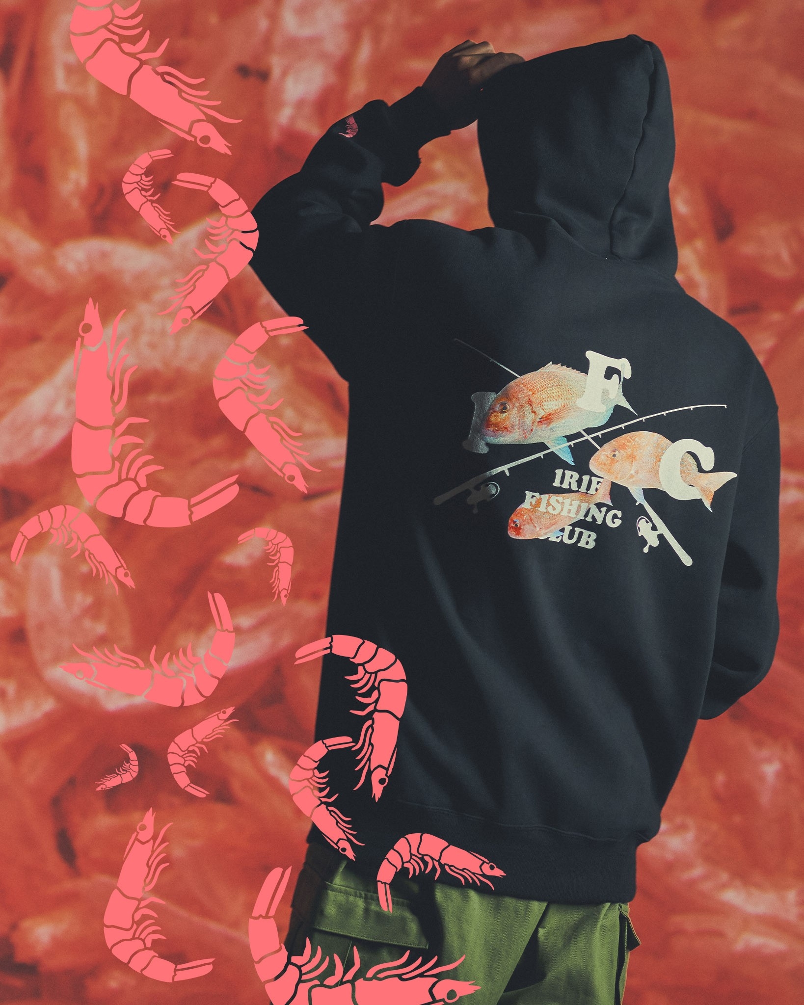 IRIE FISHING CLUB アイリーフィッシングクラブ 真鯛 パーカー NEW ITEM】-MADAI HOODIE- | IRIE FISHING CLUB