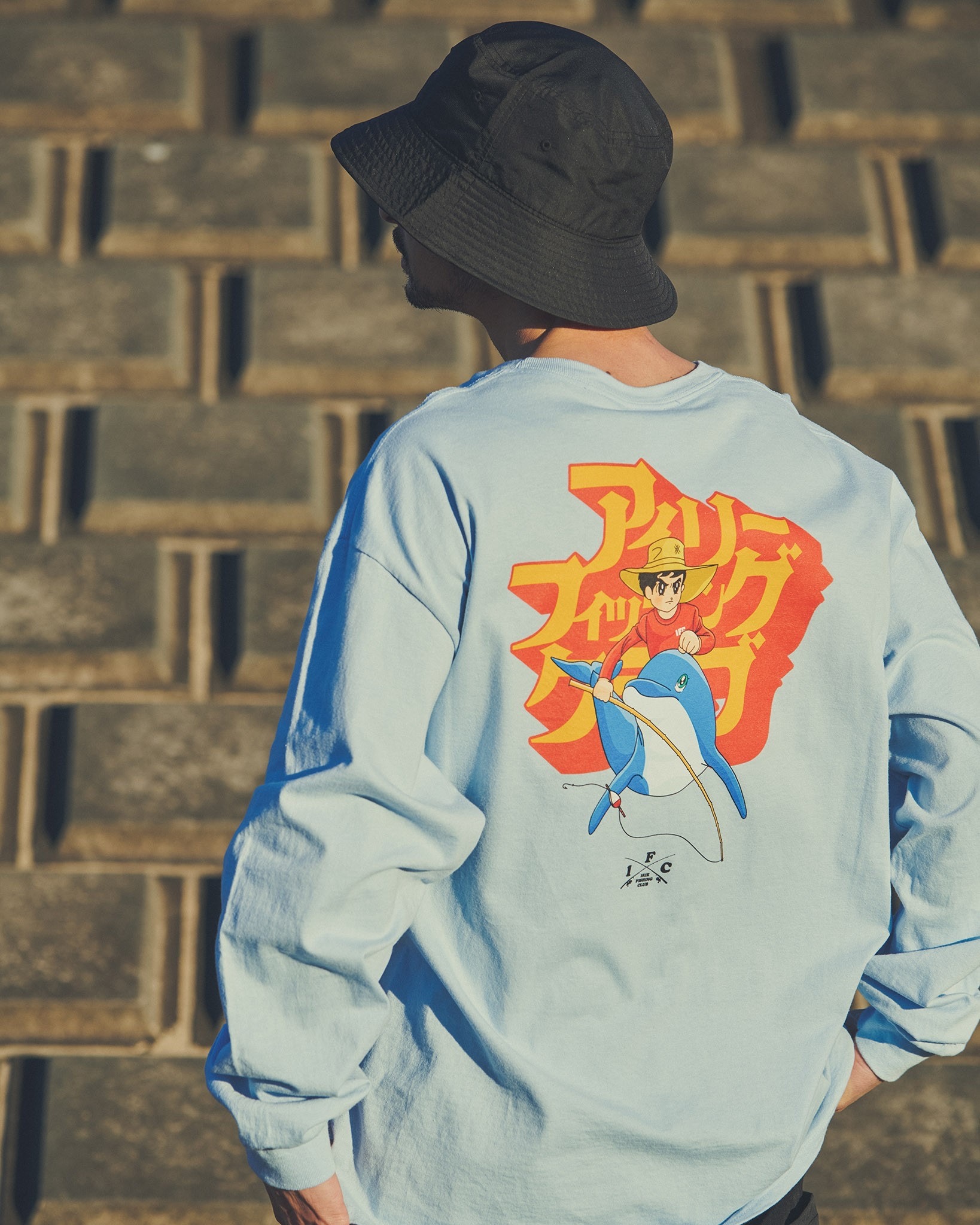 【NEW ITEM】-RETRO FISHING BOY L/S TEE-