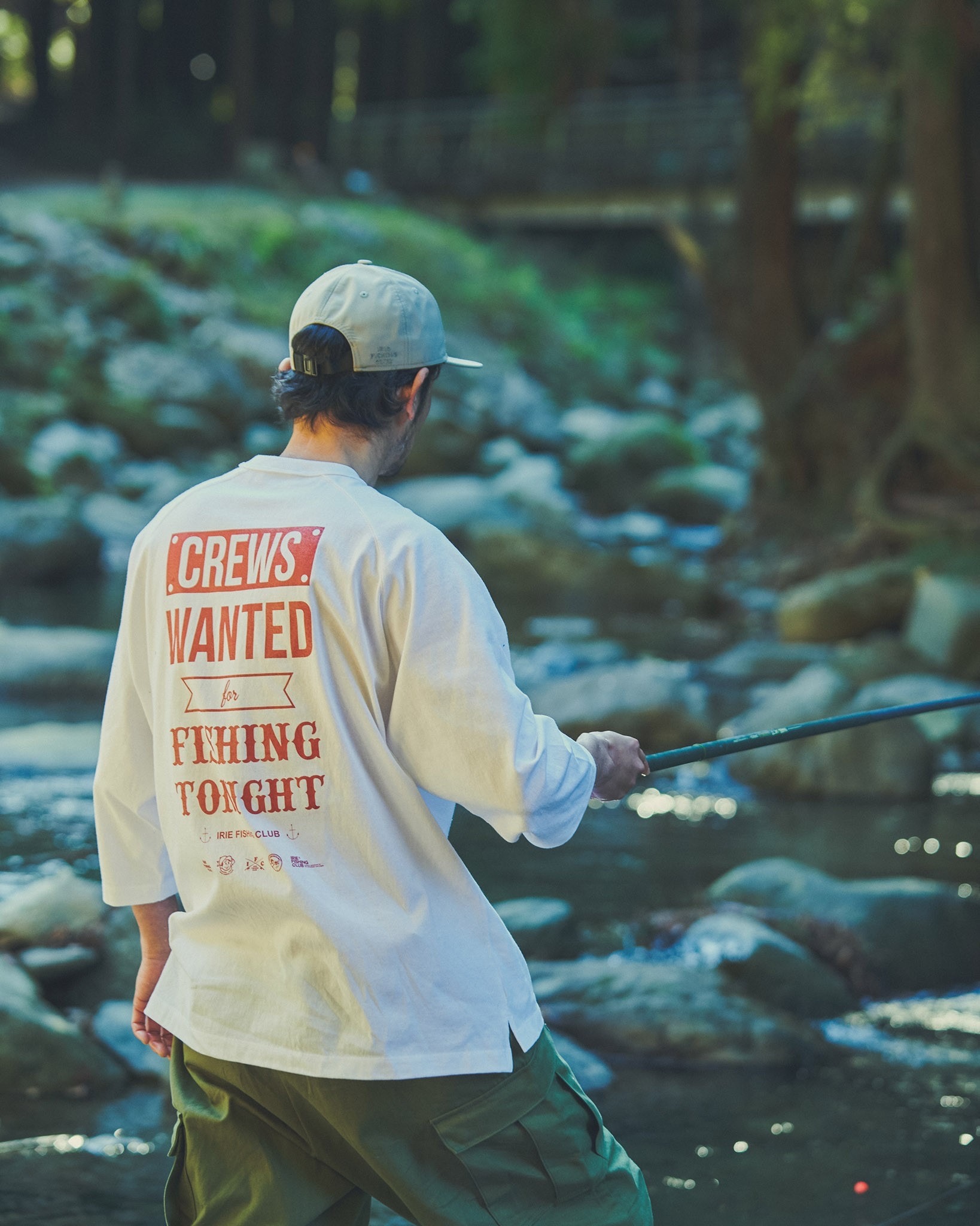 【NEW ITEM】-CREWS WANTED 3/4 TEE-