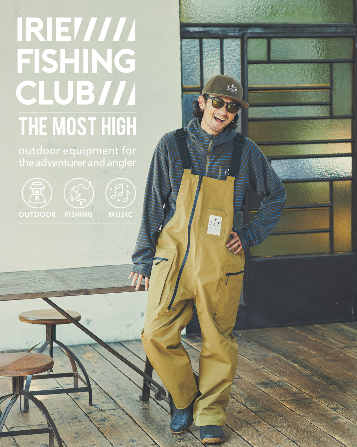 NEW ITEM】-FISHERMAN OVERALLS- | IRIE FISHING CLUB