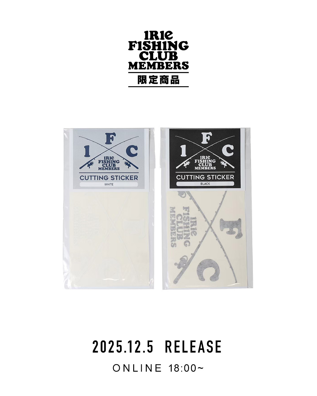 【IFCメンバーズ限定販売】-I.F.C MEMBERS CROSS ROD CUTTING STICKER-