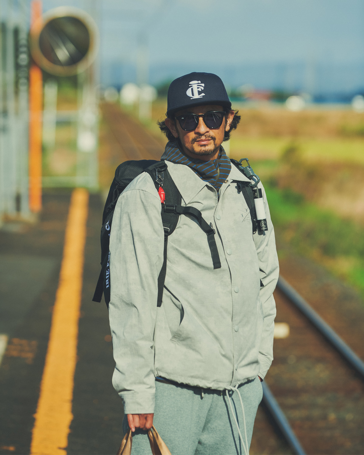 【NEW ITEM】-CROSS ROD GRID COACH JACKET-