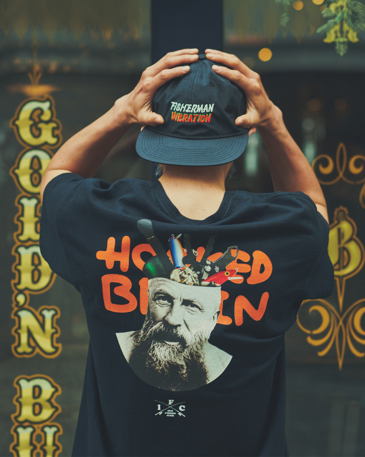 【NEW ITEM】-HOOKED BRAIN TEE-
