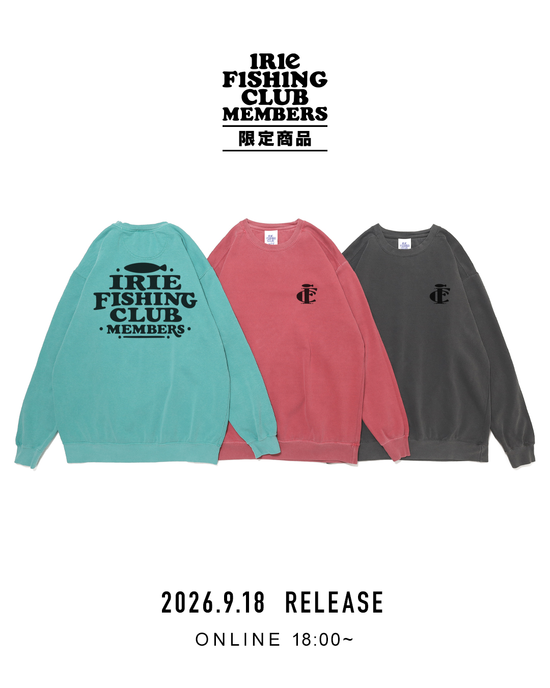 【IFCメンバーズ限定販売】-IFC PIGMENT DYED CREW-
